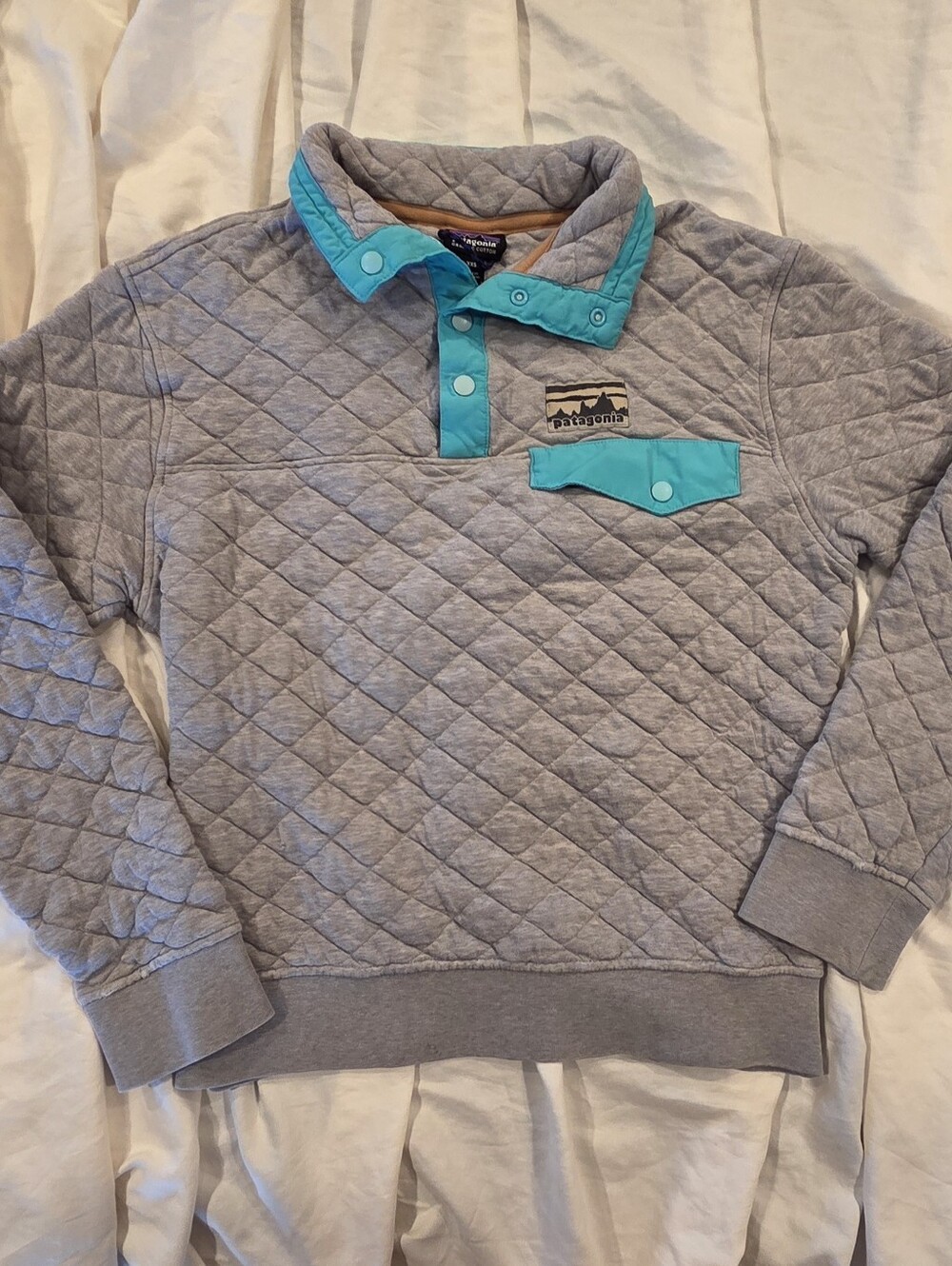 Vintage PATAGONIA Pullover/ Sweatshirt. Gray Heather xxs